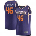 Camiseta Aron Baynes 46 Phoenix Suns Icon Edition Púrpura Hombre